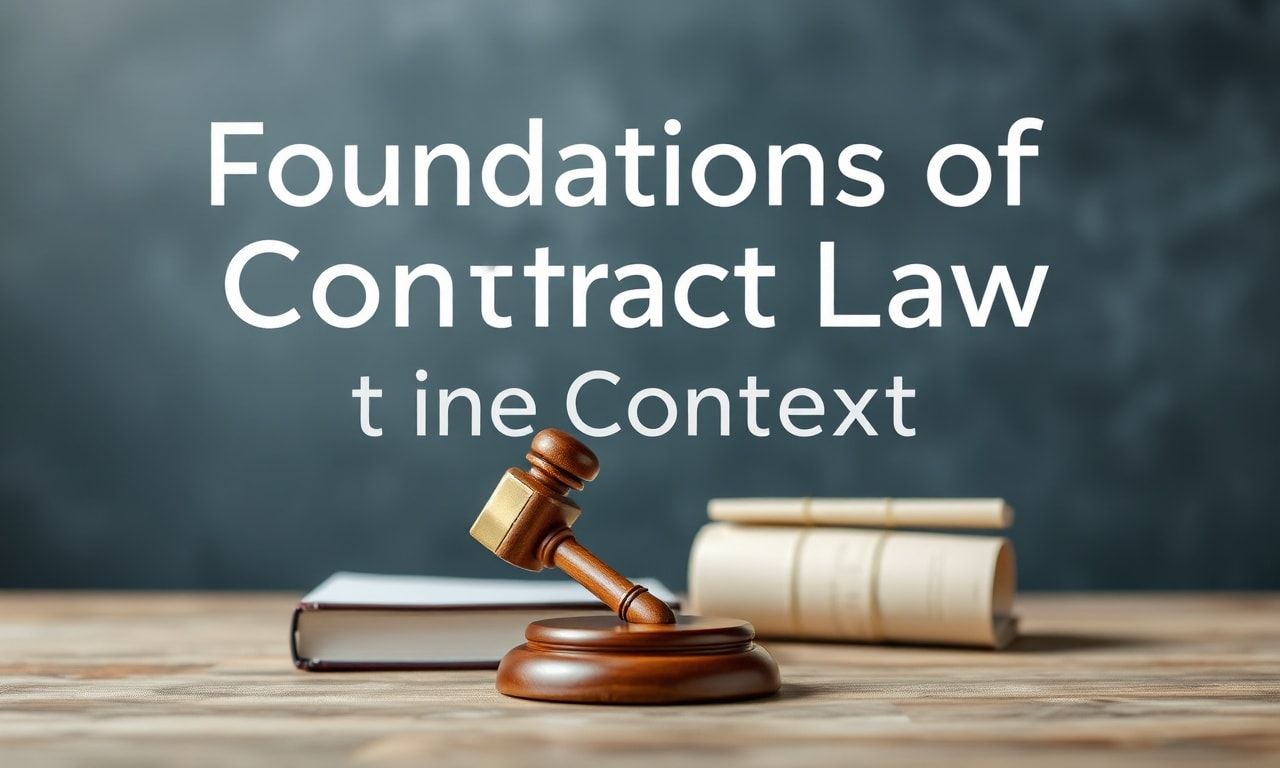 E-Ticaret Bağlamında Sözleşme Hukuku Temelleri