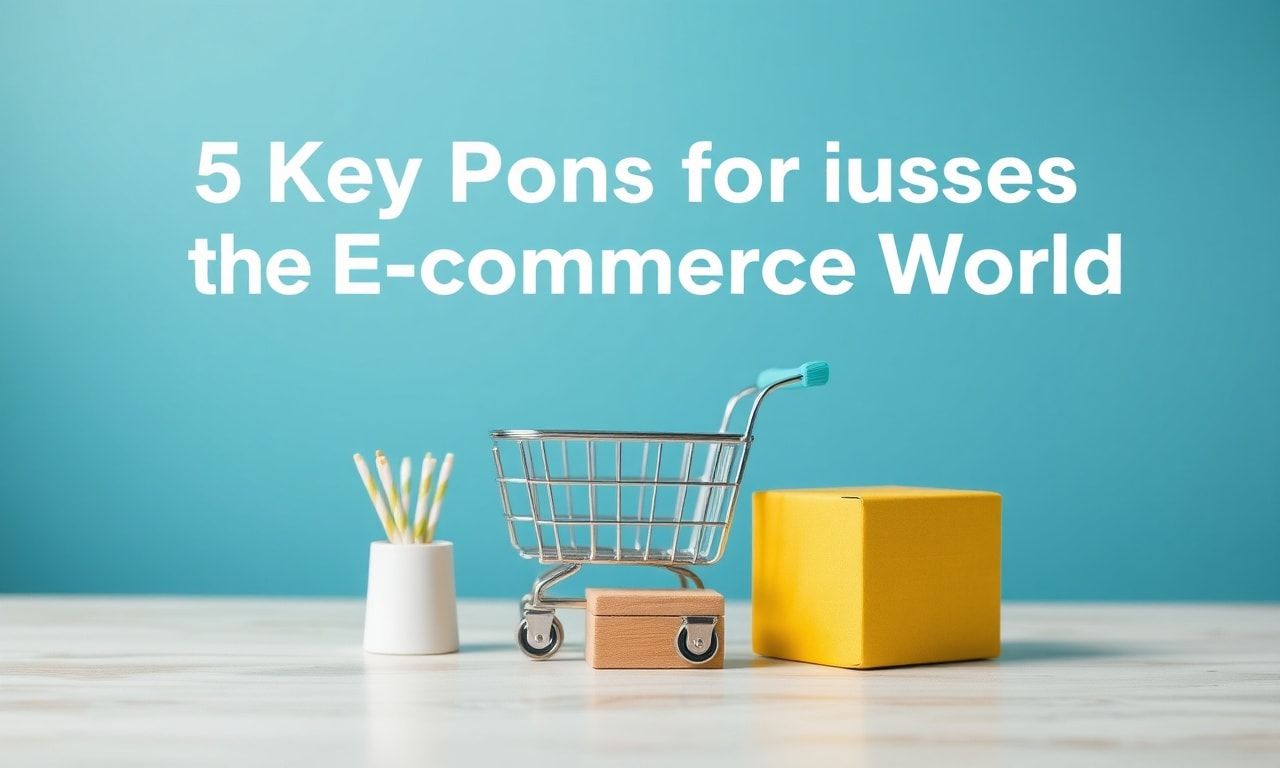 E-Ticaret Dünyasında Başarı İçin Gerekli 5 Anahtar Nokta