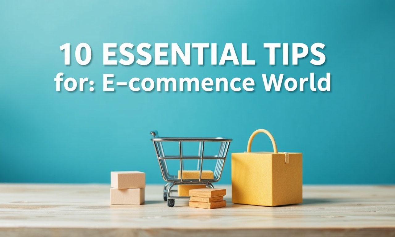 E-Ticaret world'unda Başarı için 10 Temel IPUÇLARI
