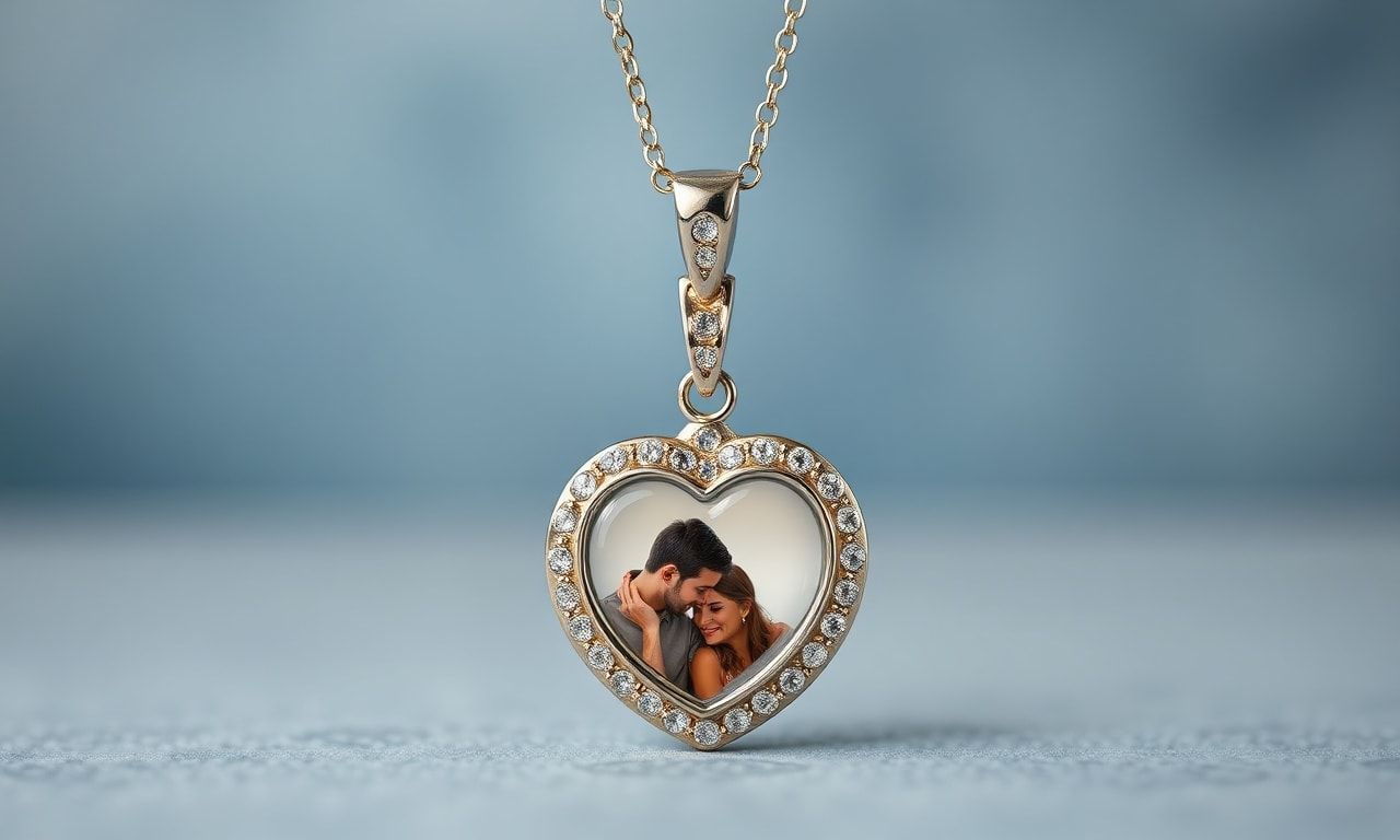 Çevrimiçi Alışveriş ve Valentine's Day Fırsatları: Resimli Kolye ile Özel Bir Gün Geçirin